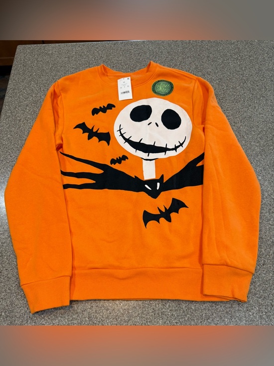 Disney Sweaters - The Nightmare Before Christmas Jack Crewneck Fleece Sweatshirt, Size XS, NWT!